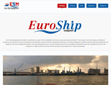 Tablet Screenshot of euroshipmanagement.com